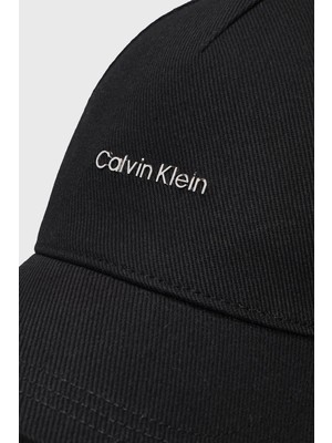 Calvin Klein Pamuklu Logolu Şapka K60K612764BEH Bayan Şapka K60K612764 Beh