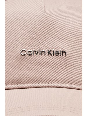 Calvin Klein Pamuklu Logolu Şapka K60K612764PE1 Bayan Şapka K60K612764 Pe1