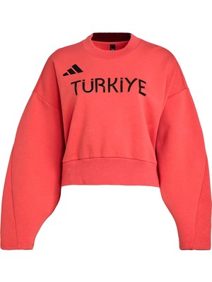 adidas TURKIYE CREW W Kadın   Sweatshirt JG5701