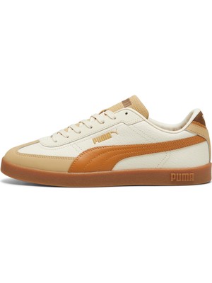 Puma 397448 01 Club II Era Lthr Bej-Krem-Taba Erkek Spor Ayakkabı