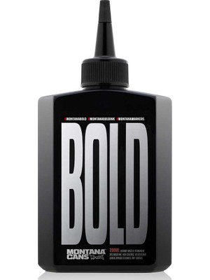 Montana : Bold Permanent Markör Yedek Mürekkep : 200 ml : Deep Black