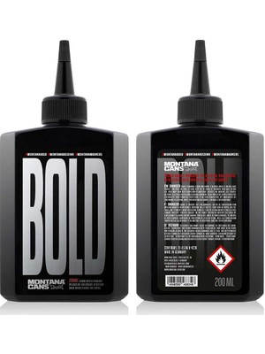 Montana : Bold Permanent Markör Yedek Mürekkep : 200 ml : Deep Black