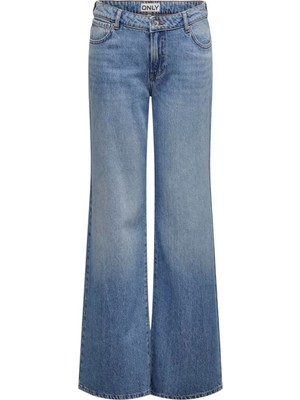 Only Onlbrıtney Low Wıde Dnm Azg Kadın Medium Blue Denim  - 15321397
