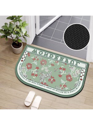 Yaci Shop S5 Tarzı 40X60CM Vintage Baskı Paspas Amerikan Tarzı Yumuşak Paspas Kaymaz Oturma Odası Halısı Yatak Odası Baskılı Kilim Paspaslar Banyo Paspas (Yurt Dışından)