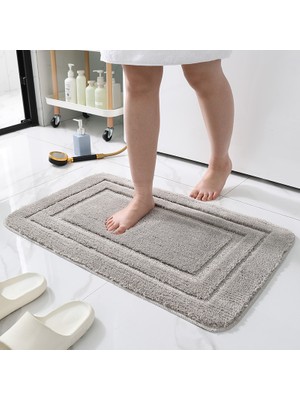 Yaci Shop Sarı Stil 40X60CM Kalınlaşmak Tüylü Banyo Paspas Banyo Halıları Modern Mikrofiber Yumuşak Kabarık Halılar Kaymaz Süper Emici Ev Dekor Ayak Paspasları (Yurt Dışından)