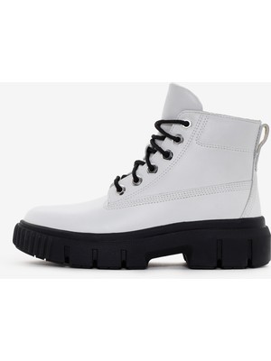 Timberland Mid Lace Up Boot Kadın Beyaz Bot Tb0a41zw1001