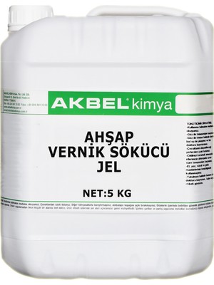 Akbel Ahşap Vernik Sökücü Jel 5 Kg