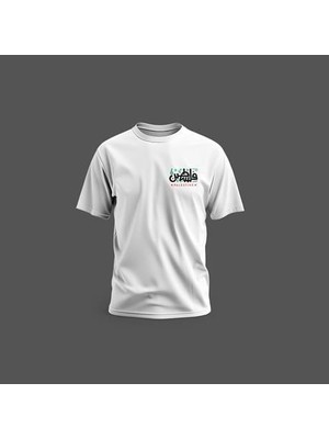 Zaytoon Tişört, Kısa Kollu Unisex Yan Yazılı, Palestine Filistin, Renkli Dijital Baskılı Pamuk Tişört