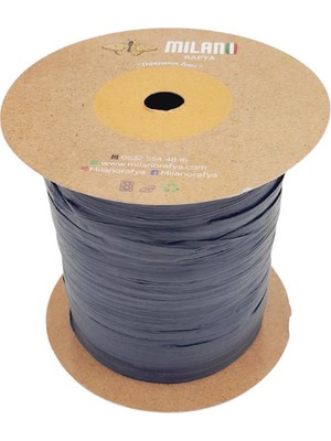 Angel Çanta Aksesuar Milano Rafya Koyu Lacivert Renk 100 gr