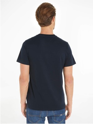 Tommy Hilfiger Tjm Slım Lınear Chest Tee Ext