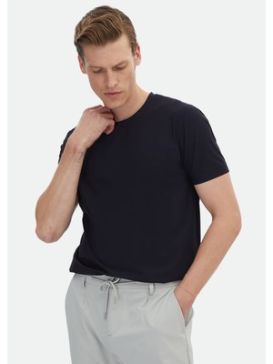 Ramsey Lacivert Düz T-Shirt