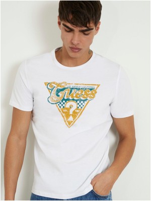 Guess Triangle Guess Erkek Regular Fit T-Shirt