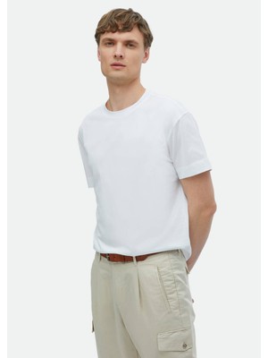 Ramsey Beyaz %100 Pamuk T-Shirt