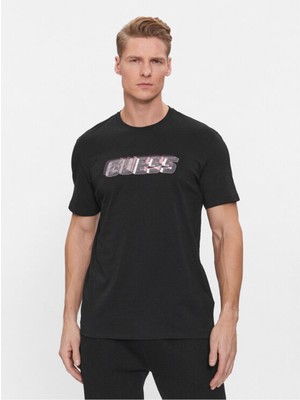 Guess Nikolas Erkek Aktif Regular Fit T-Shirt