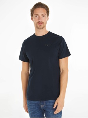 Tommy Hilfiger Tjm Slım Lınear Chest Tee Ext