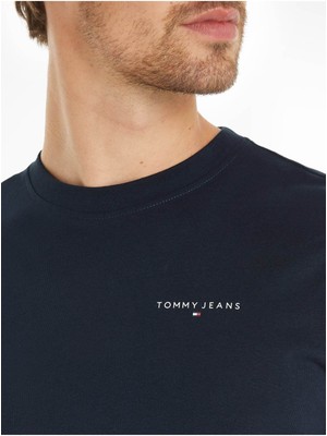 Tommy Hilfiger Tjm Slım Lınear Chest Tee Ext