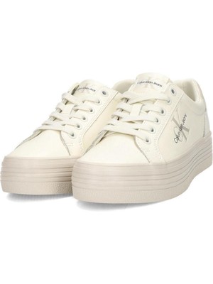 Calvin Klein Vulc Flatform Laceup Lth