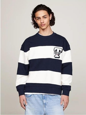 Tommy Hilfiger Tjm Rlx Cut & Sew Letter Crew