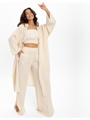 Husufi Holly Naturel Kimono