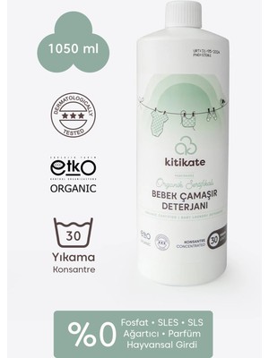 KitiKate Organik Bebek Çamaşır Deterjanı 1050ML