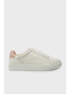 Tommy Hilfiger Logolu Deri Sneaker Ayakkabı Bayan Ayakkabı FW0FW08000 Tq6