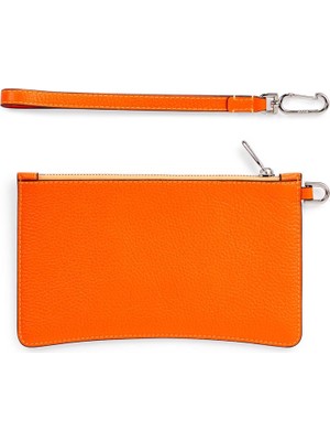 Ecco Wristlet Pebbled Leather