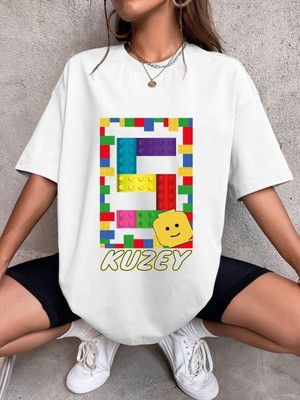 Lepiska Lego T-Shirt - Lego Doğum Günü T-Shirt