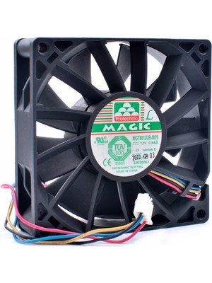 Magic MGT8012UB-W25 8 cm 8025 80X80X25MM 12V 0.66A Kare Fan