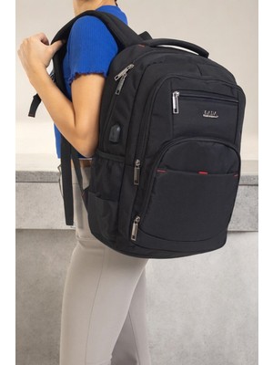 Terzi Bey Büyük Boy Su Geçirmez Notebook Sırt Çantası 15,6 Inç
