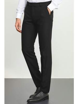 Yakamel Erkek Old Money Klasik Esnek Kumaş Pantolon