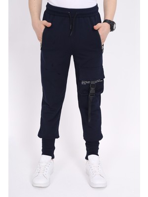 Toontoy Kids Toontoy Erkek Çocuk Cep Baskılı Eşofman Alt