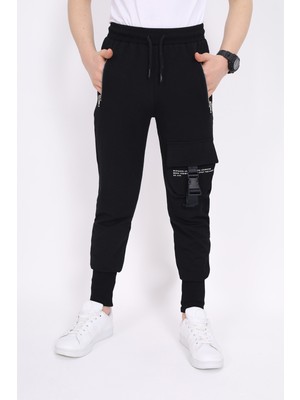 Toontoy Kids Toontoy Erkek Çocuk Cep Baskılı Eşofman Alt