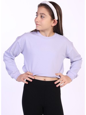 Toontoy Kids Kız Çocuk Dreams Nakışlı Sweatshirt