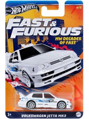 Hot Wheels Volkswagen Jettas Mk3 - Fast And Furious Temalı 2024 Metal Gövde ile Koleksiyonluk Araç