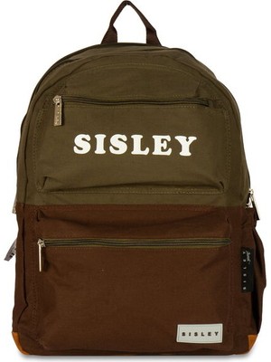 Sisley  Yeşil/kahve Unisex Sırt Çantası Sisley 12911