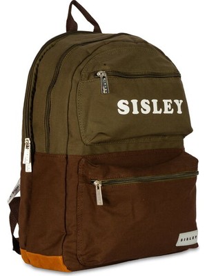 Sisley  Yeşil/kahve Unisex Sırt Çantası Sisley 12911