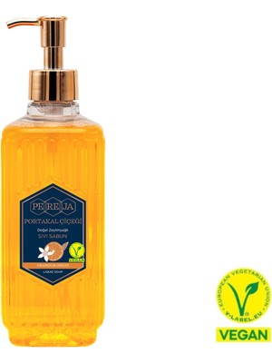 Pereja Portakal Çiçeği Doğal Zeytinyağlı Sıvı Sabun 500 ml Ferahlatıcı ve Vegan Özellikli