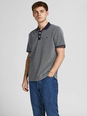 Jack & Jones Bluwin Polo Ss Noos Erkek Lacivert2 Tshirt 12169064-42