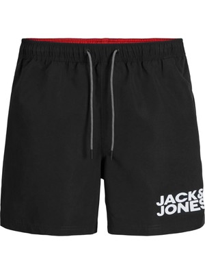 Jack & Jones Erkek Logolu Deniz Sortu - Fiji