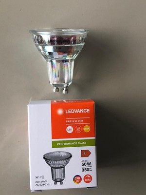 Ledvance 3 Adet Ledvance Gu 10 Dimli LED 4.5W=50W 350 Lümen 2700 Kelvin Sarı