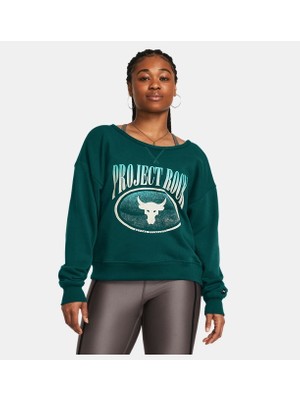 Under Armour Kadın Project Rock Heavyweight Terry Uzun Kollu 1382705-449