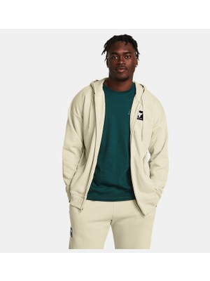 Under Armour Erkek Project Rock Heavyweight Terry Tam Boy Fermuarlı Üst 1383598-273