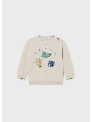 Mayoral Erkek Bebek Sweater Krem 1384