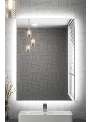 Karaçam Dekor LED Işıklı 65 x 49 cm Banyo ve Konsol Aynası