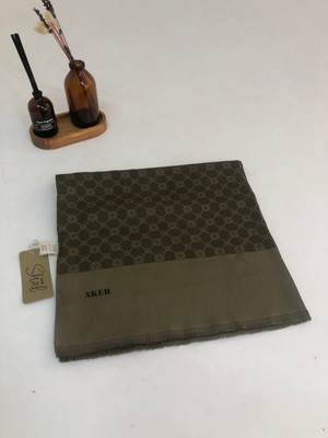 Armine Elegance Monogram Şal 75X190CM Ebat