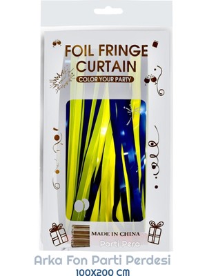 Parti Pera Arka Fon Parti Perdesi 100*200CM
