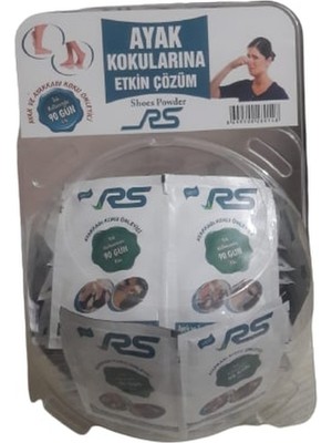 Rs Ayak ve Ayakkabı Koku Önleyici Toz 10GR 48'li Fanus
