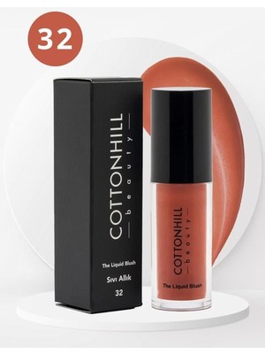 Cottonhill The Liquid Blush - Sıvı Allık 32 Renkli İpeksi Formül 5 ml Kolay Uygulama