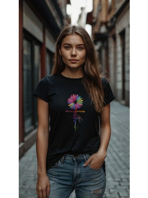 Gravis Kadın Baskılı T-Shirt Kadın Tişört