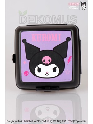 Kuromi Dekomus Ile Yeni Sezon Lisanslı Kuromı 2 Katlı Beslenme Kabı / Lunch Box